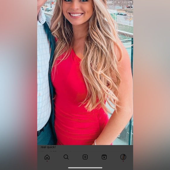 Superdown Pink One Sleeve Dress - Picture 8 of 8